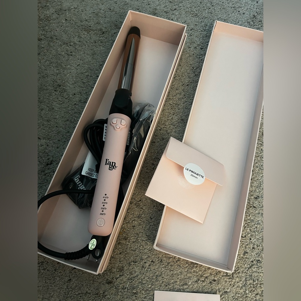 Lange Pink Hair Curler